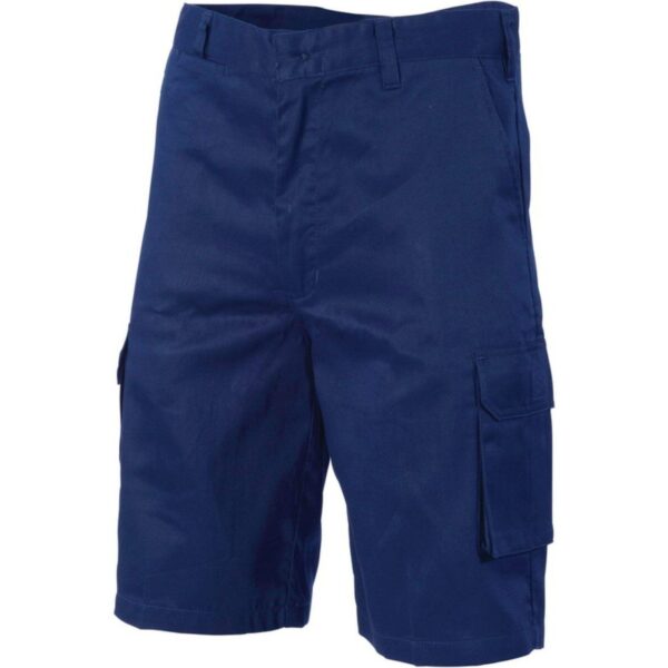Outdoor Durable Cotton/Polyester Fabric Cycling Shorts For Men Cargo Work Breathable Pants - Image 2